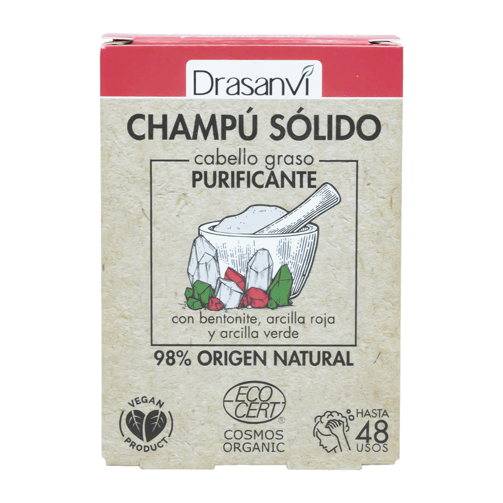 Champú Sólido Cabello Graso Cosmos Organic Bio. Drasanví