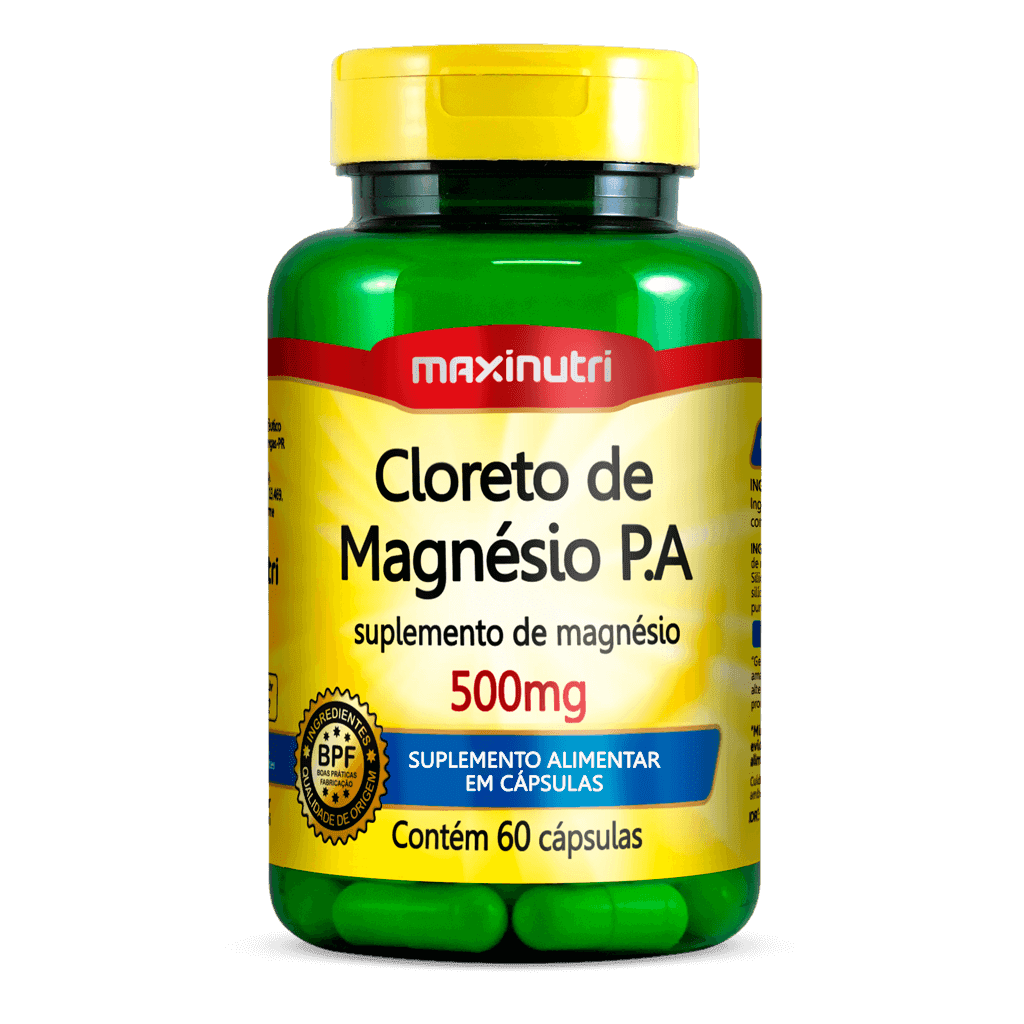 Cloreto de Magnésio – Maxinutri (60 cápsulas)