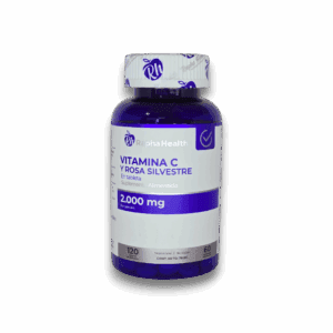 Vitamina C y Rosa Silvestre 120 Cápsulas Vegetarianas - Rapha Health