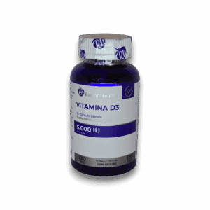 Vitamina D3 5000IU 120 Cápsulas Blandas - Rapha Health