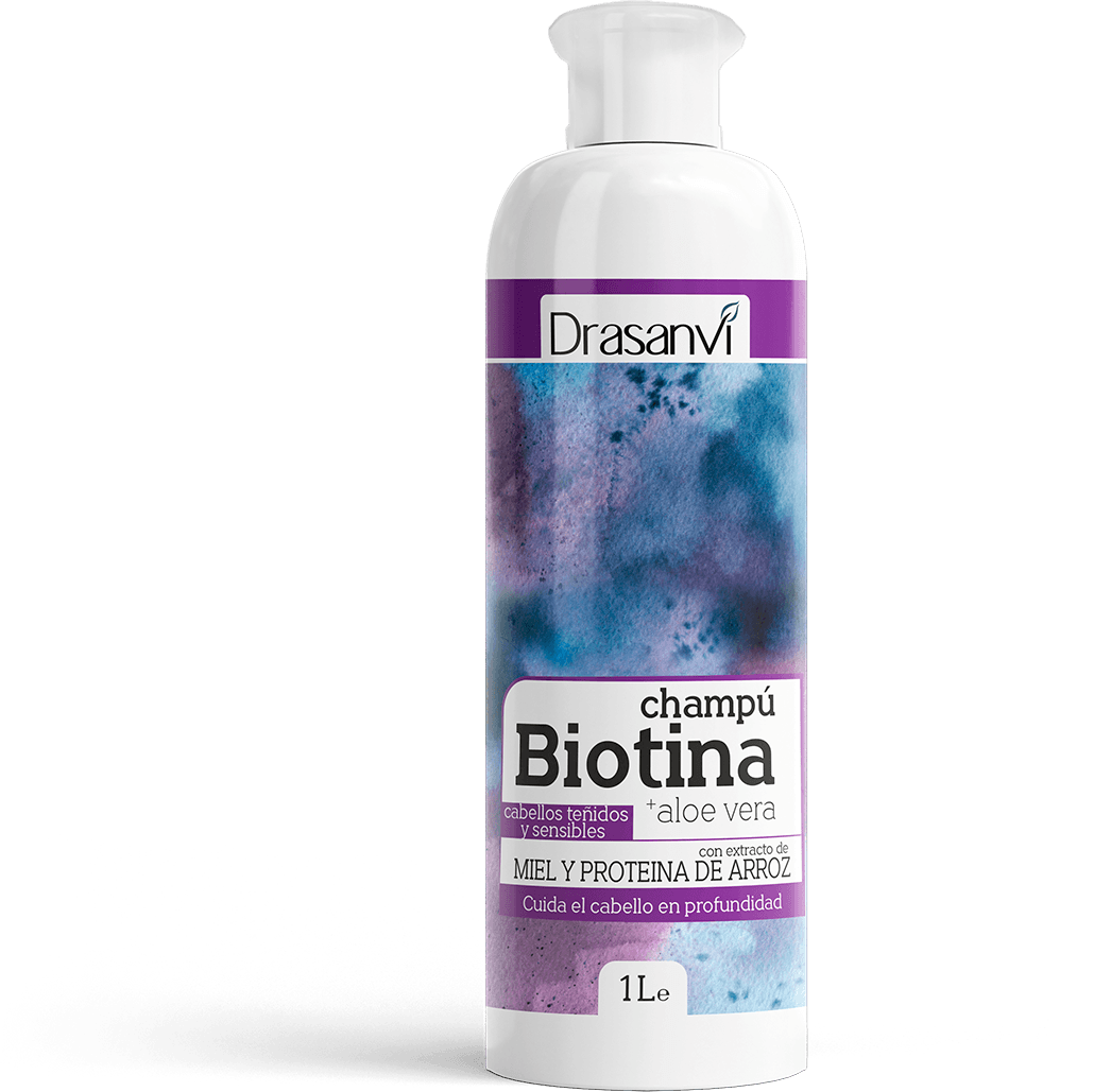 Champú Biotina y Aloe Vera Cabello Teñido y Sensible Drasanvi