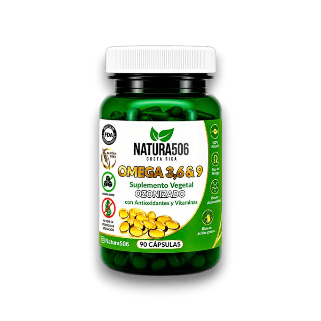 Omega 3, 6 & 9 Ozonizado 90 Cápsulas - Natura506