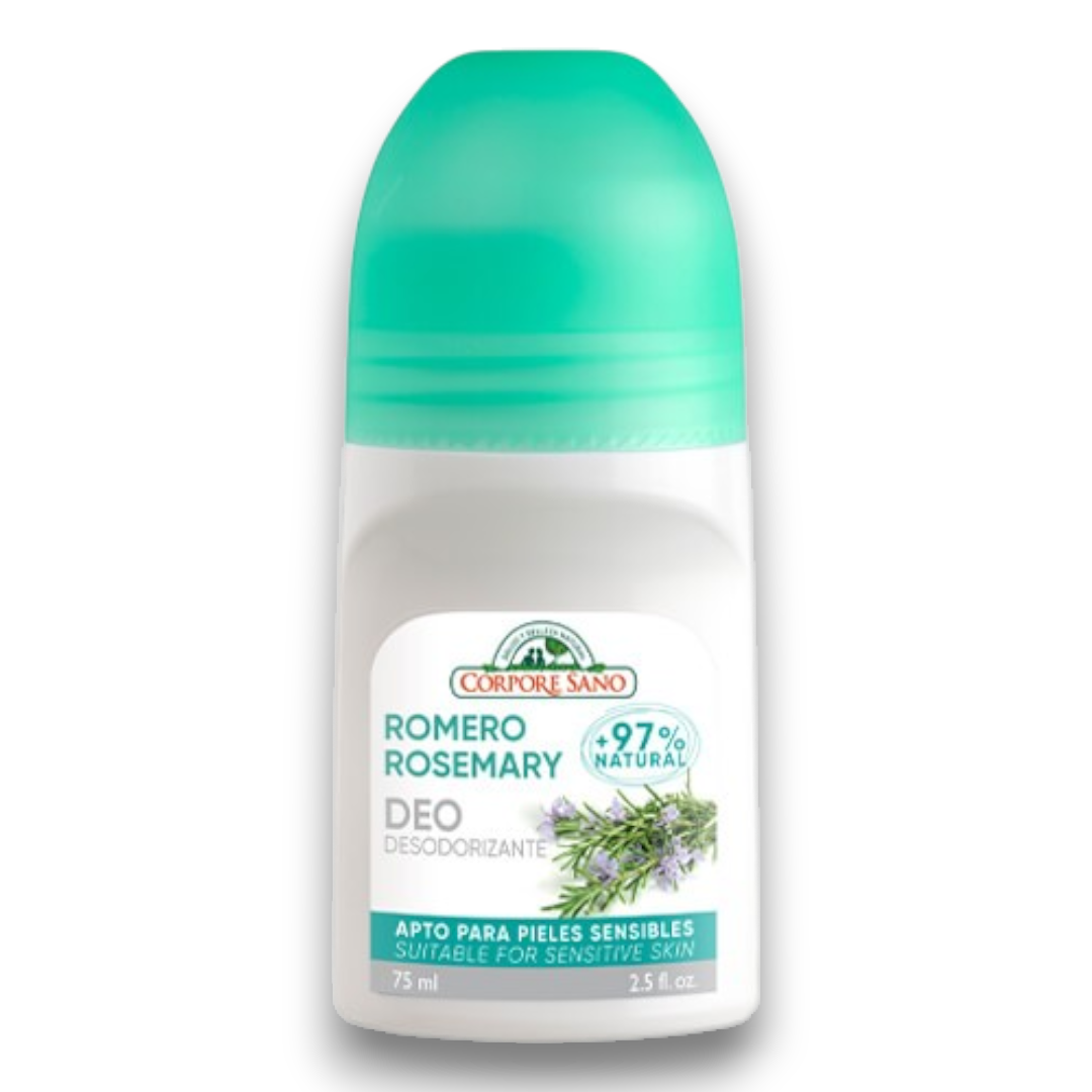 Deo Roll-On Tonificante Romero 75 ml - Corpore Sano