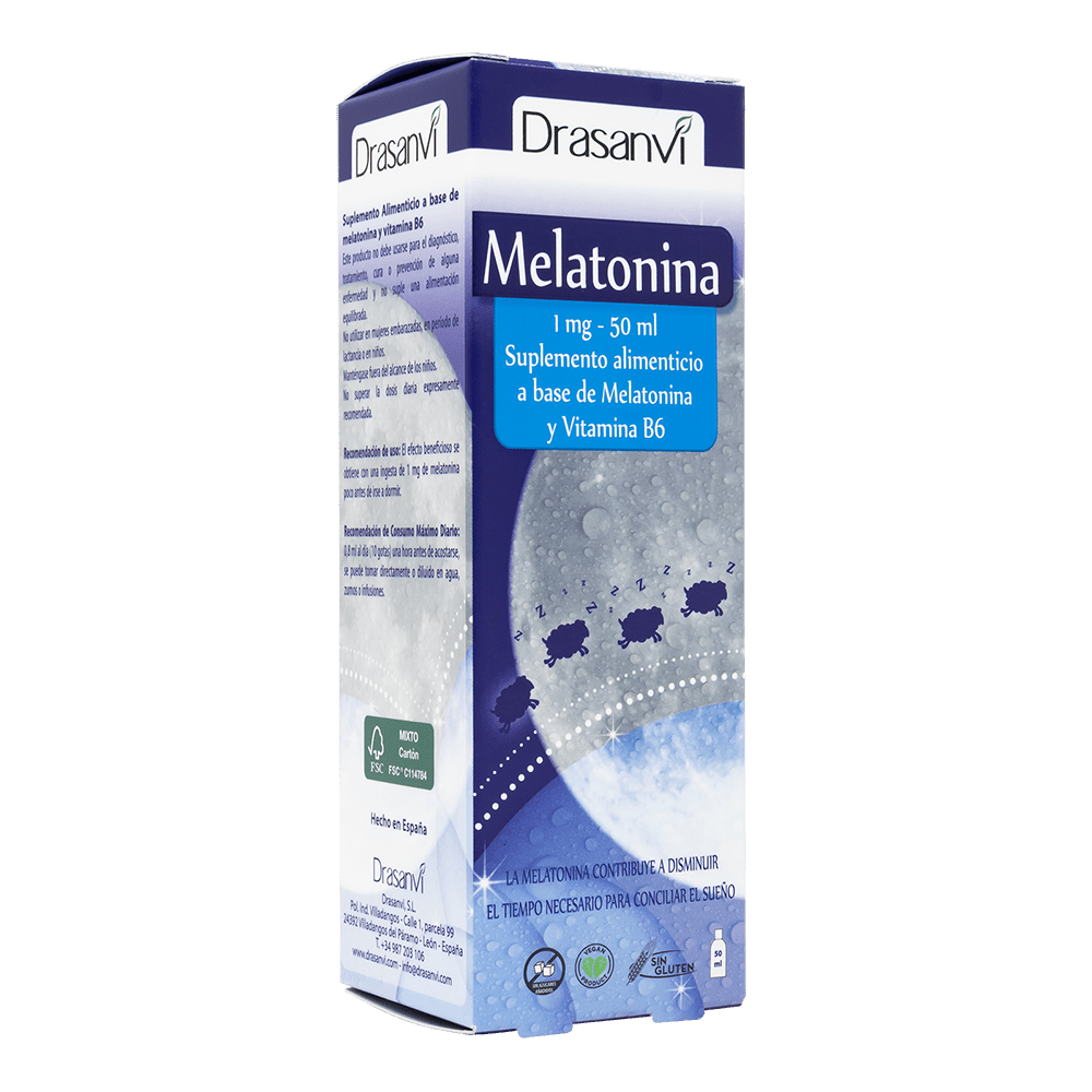 Melatonina Líquida 1mg 50ml - Drasanvi