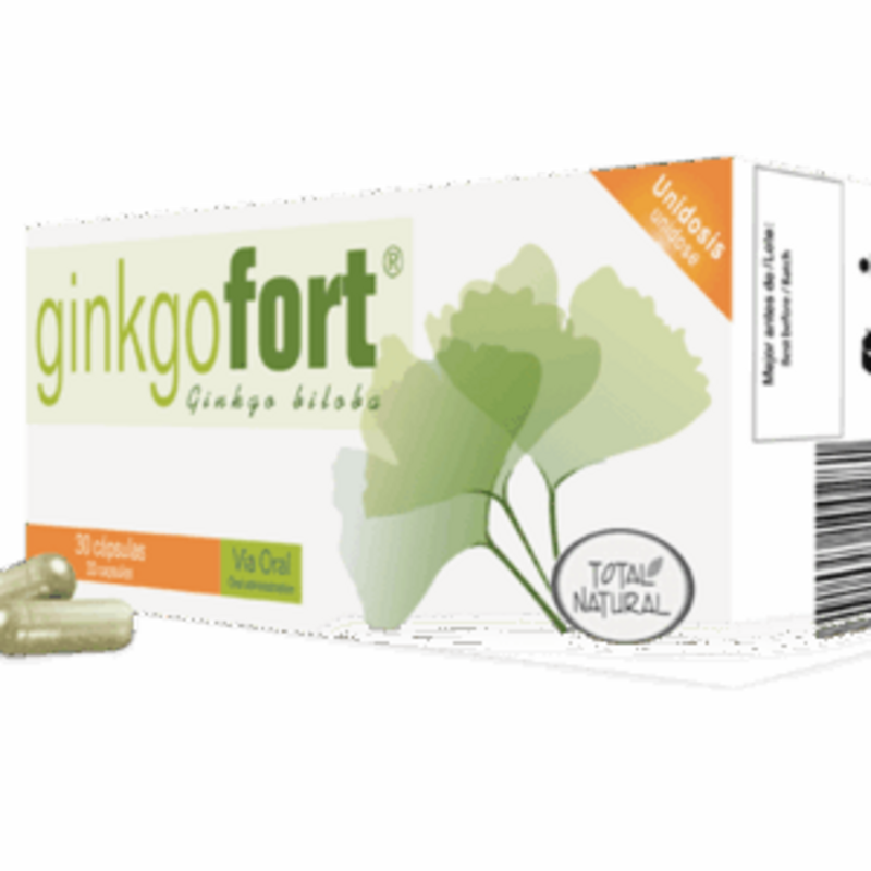 Ginkgo Fort 30 cápsulas Total Natural
