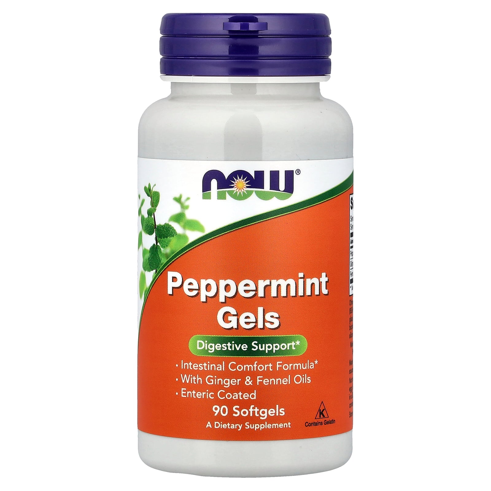 Peppermint 90 Softgels - NOW Foods