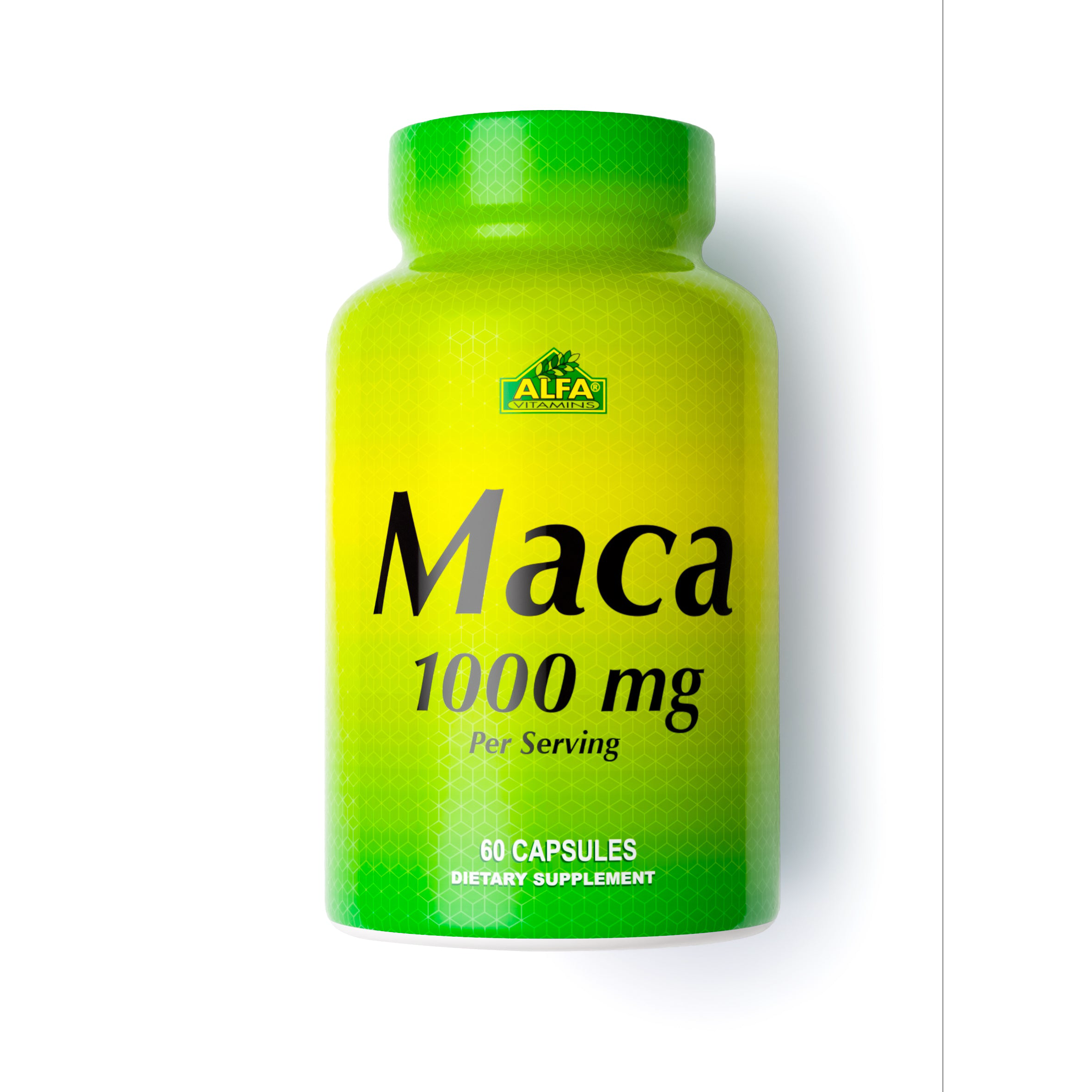 Maca 1000mg 60 Capsulas - ALFA VITAMINS