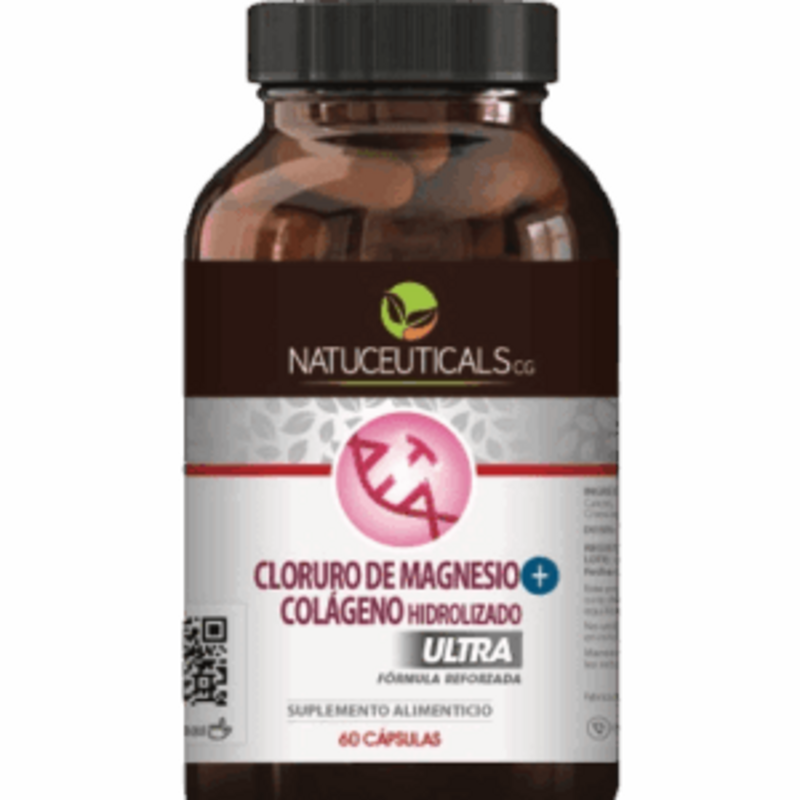 Cloruro de Magnesio + Colágeno Hidrolizado 60 cápsulas. Natuceuticals