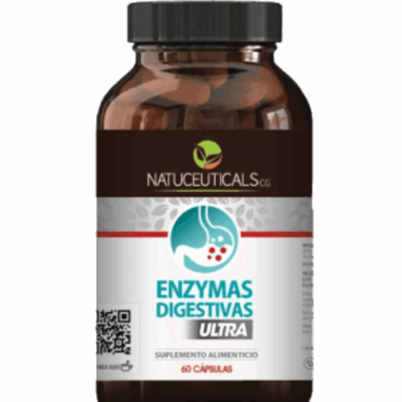 Enzimas Digestivas 60 Cápsulas - Natuceuticals