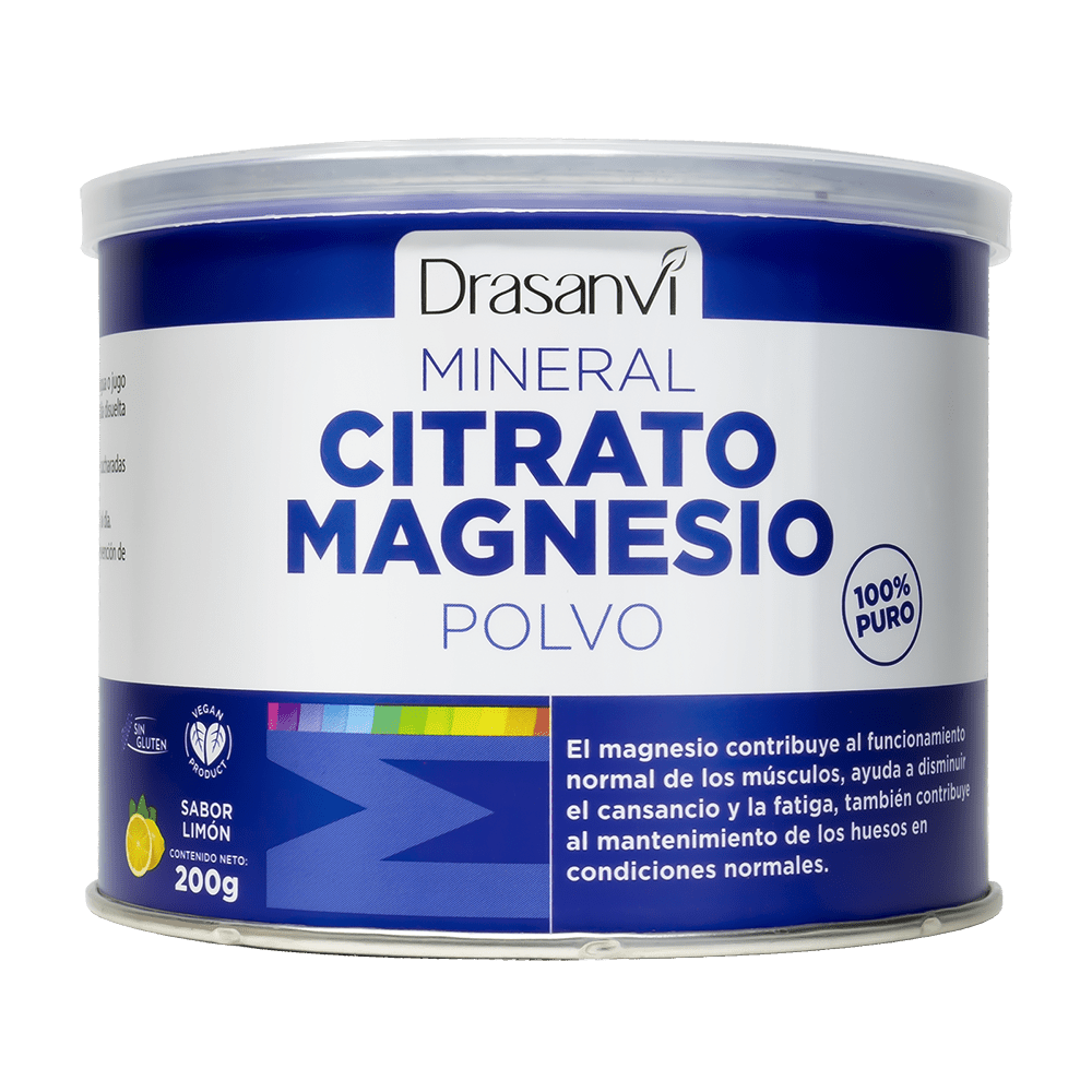 Citrato Magnesio Sabor Limón Polvo 200g.Drasanví