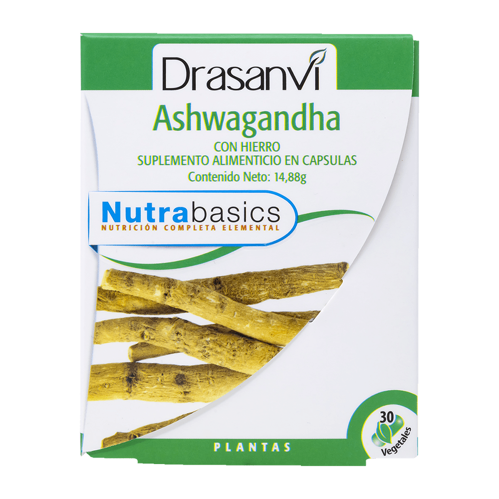 Ashwagandha con hierro 30 Cápsulas. Drasanví