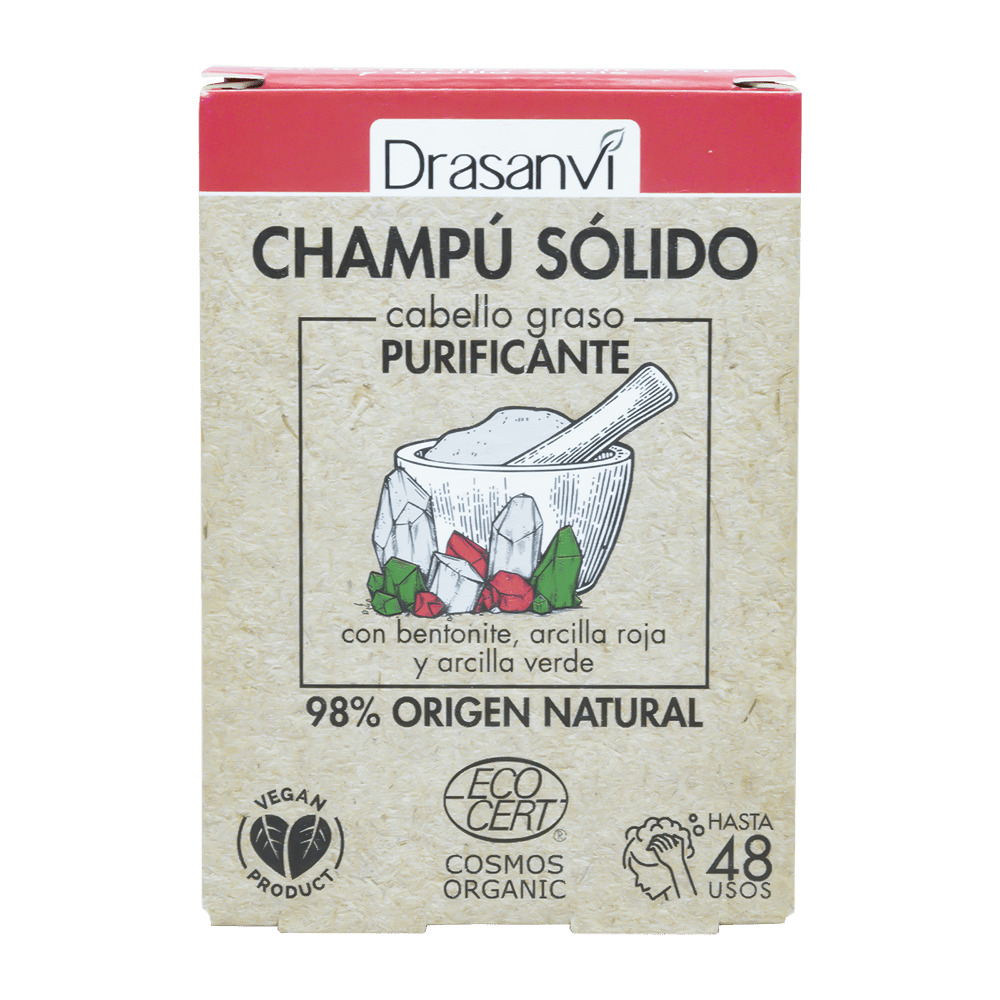 Champú Sólido Cabello Graso Cosmos Organic Bio. Drasanví