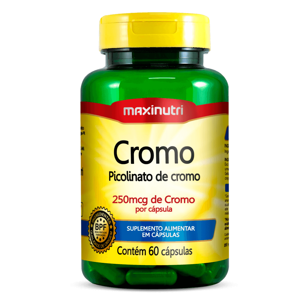 Cromo (Picolinato de cromo) – Maxinutri (60 cápsulas)