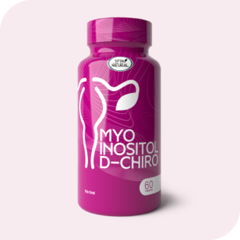 MYO Inositol D-Chiro – Total Natural (60 cápsulas)