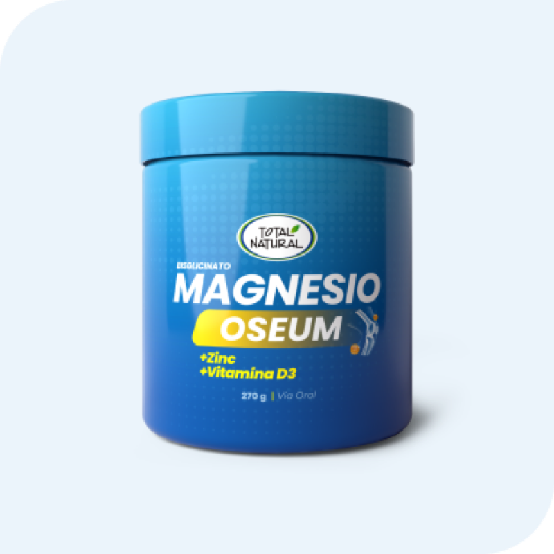 Magnesio Oseum en Polvo – Total Natural (270 g)