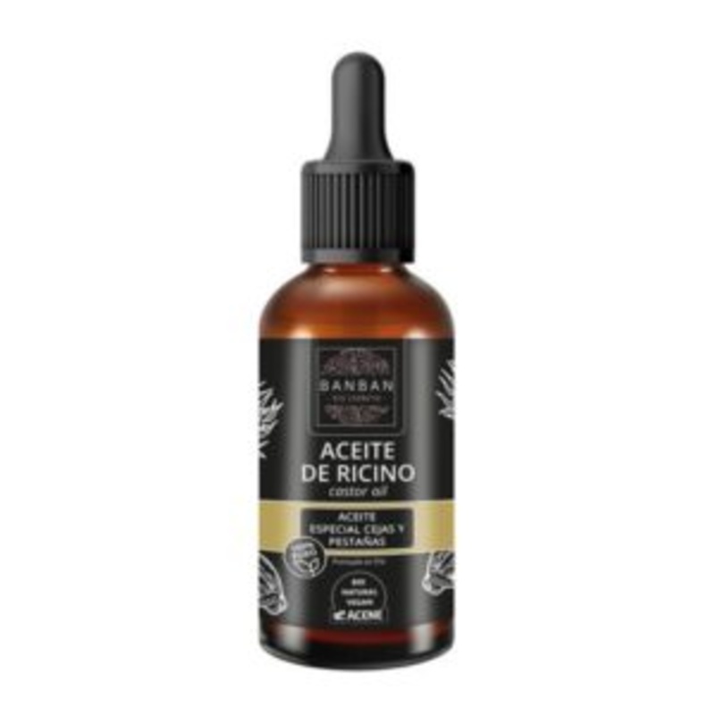Aceite de Ricino para Cejas y Pestañas – BanBan Natural 100% Puro