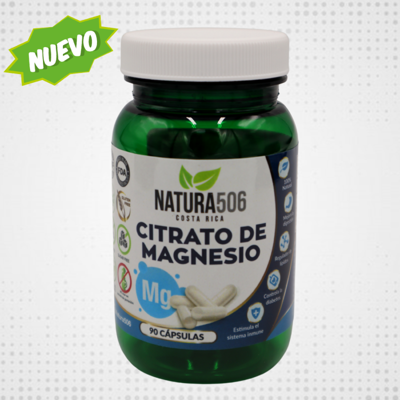 Citrato De Magnesio 90 Capsulas - Organik