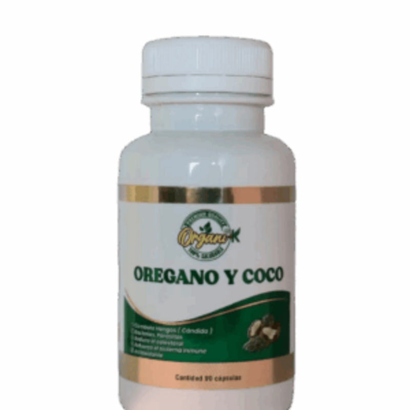 Oregano y Coco 90 Capsulas - Organik