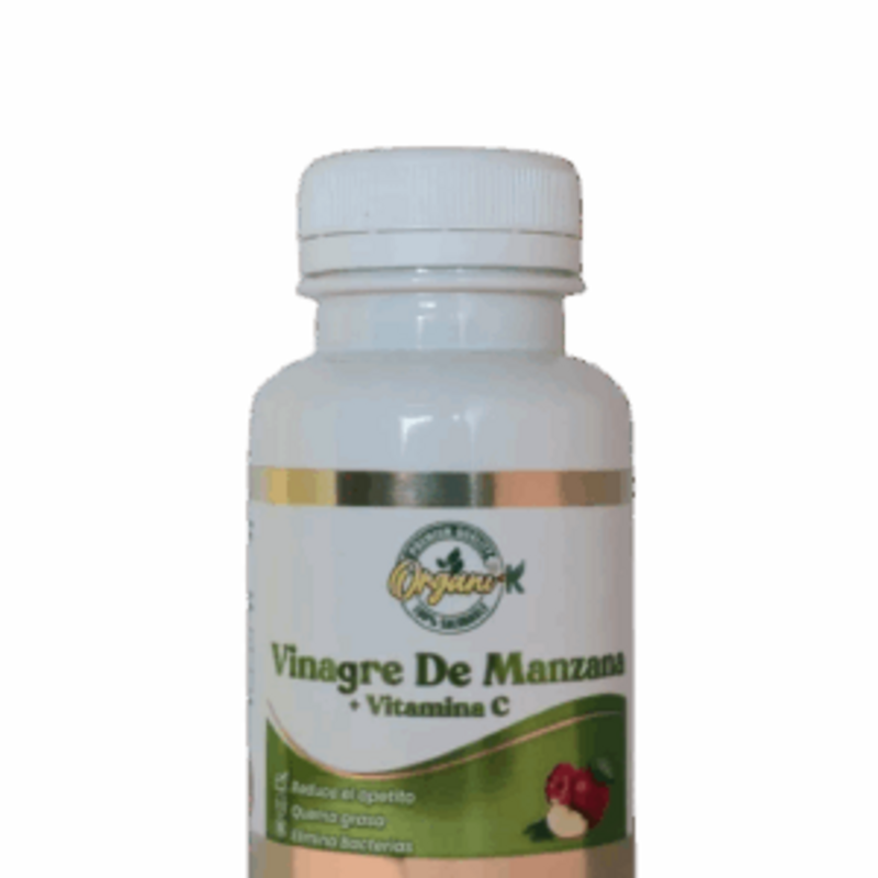 Vinagre de Manzana + Vitamina C 90 Capsulas - Organik
