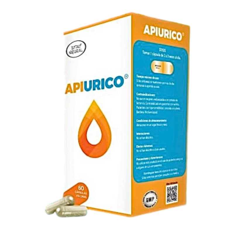 Apiurico 60 Capsulas - Total Natural