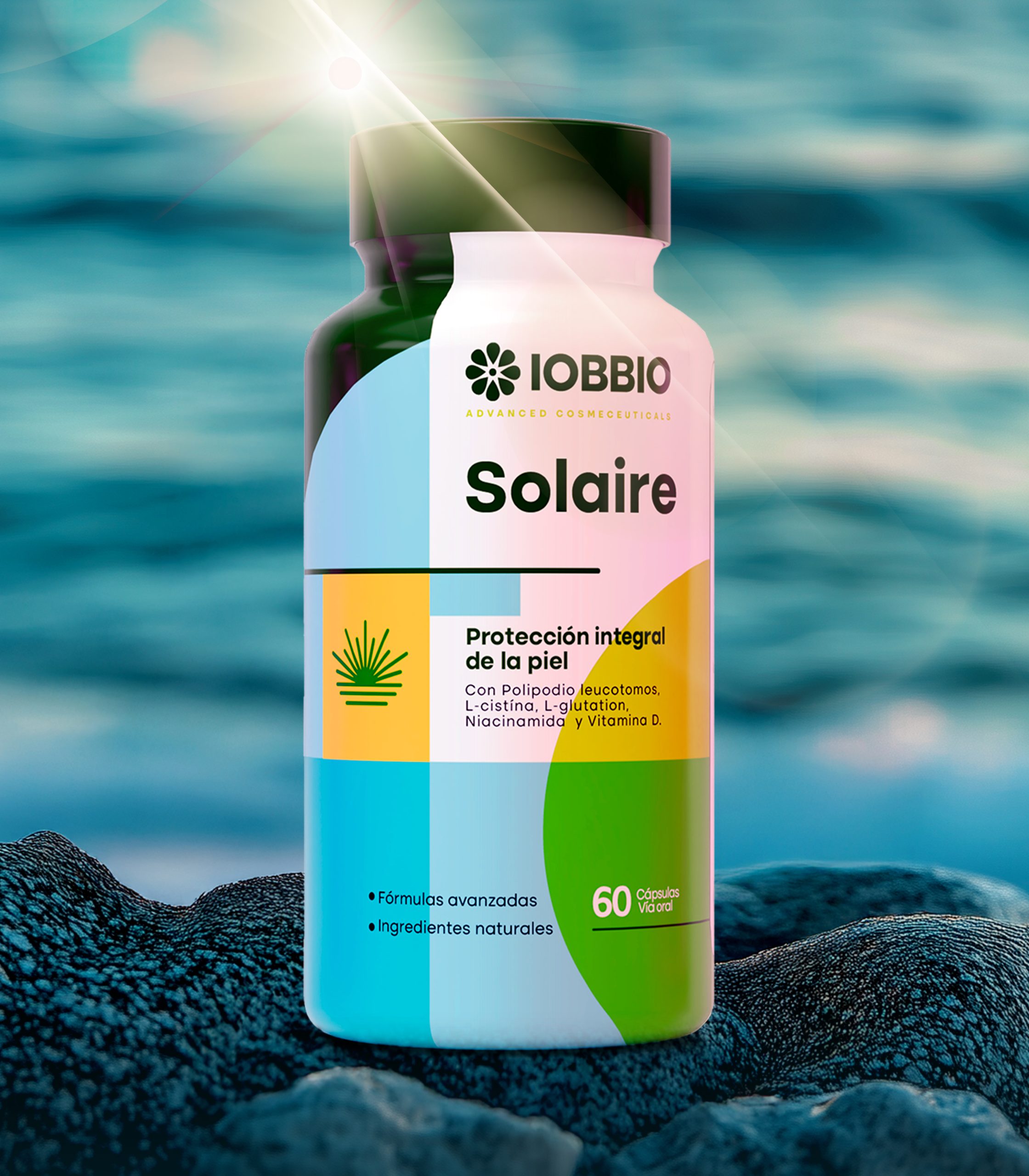 Solaire 60 Capsulas - IOBBIO / Total Natural