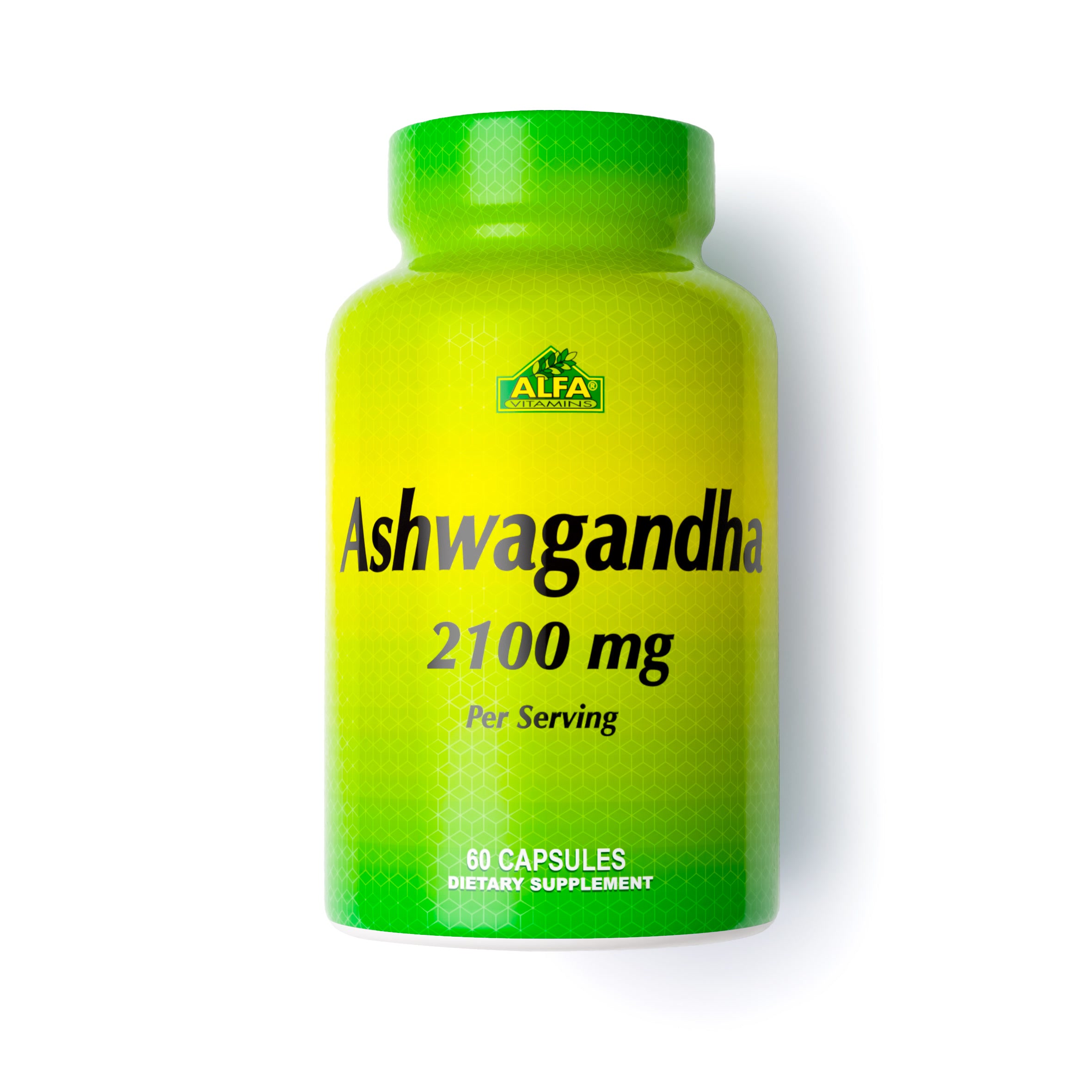 Ahswagandha 2100mg 60 Capsulas - ALFA VITAMINS