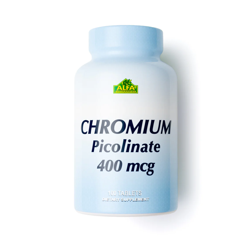 Chromium Picolinate 400mg 100 Capsulas - ALFA VITAMINS