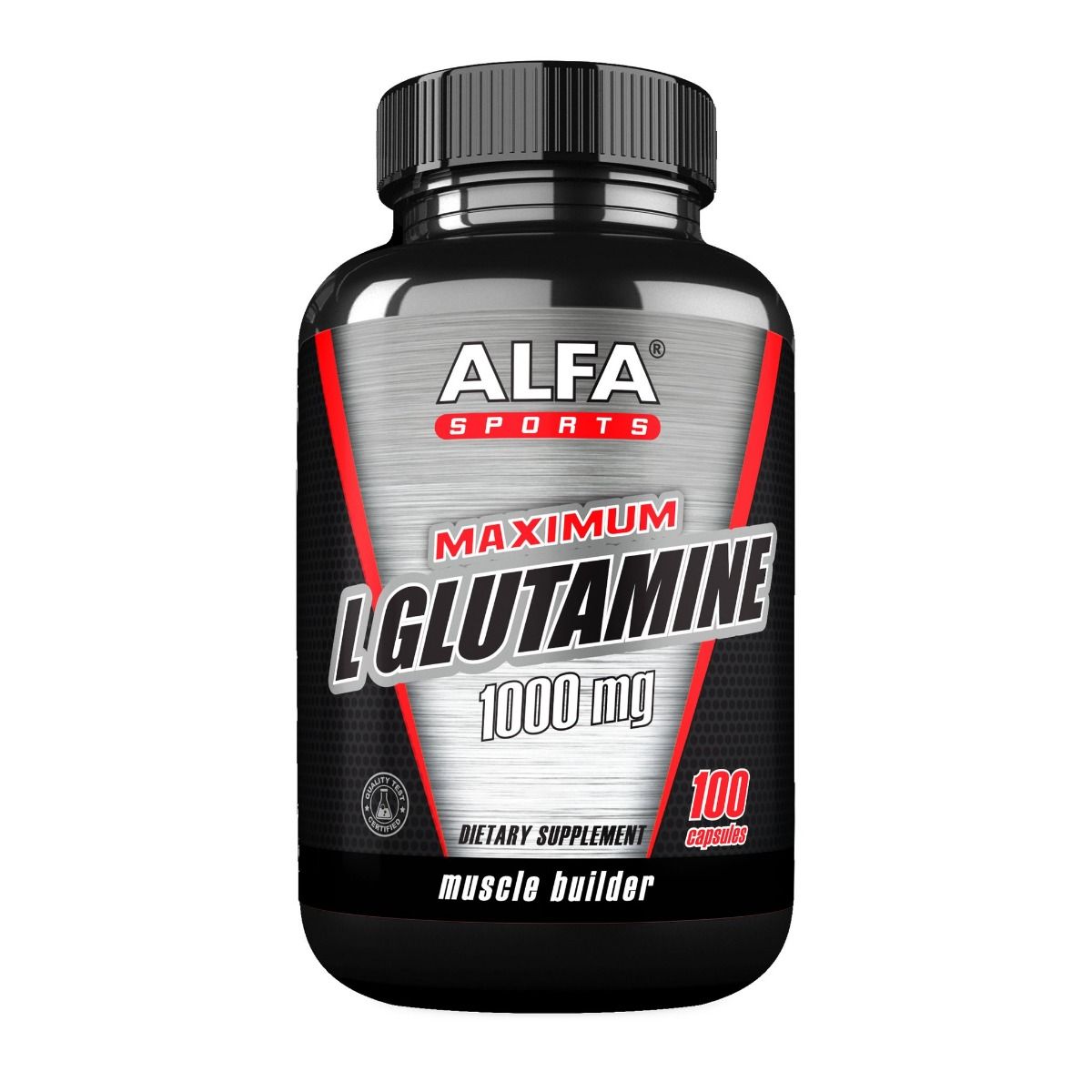 L-Glutamine 1000mg 100 Capsulas - ALFA SPORTS