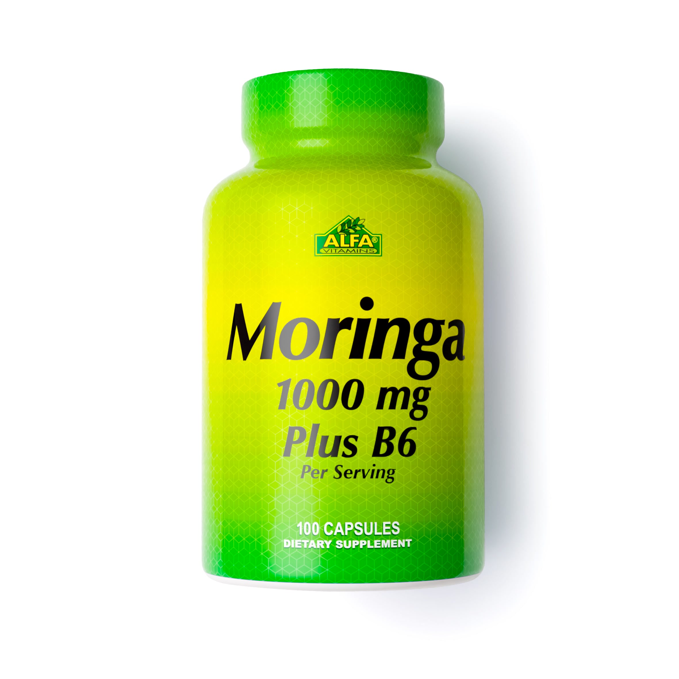 Moringa 1000mg 100 Capsulas - ALFA VITAMINS