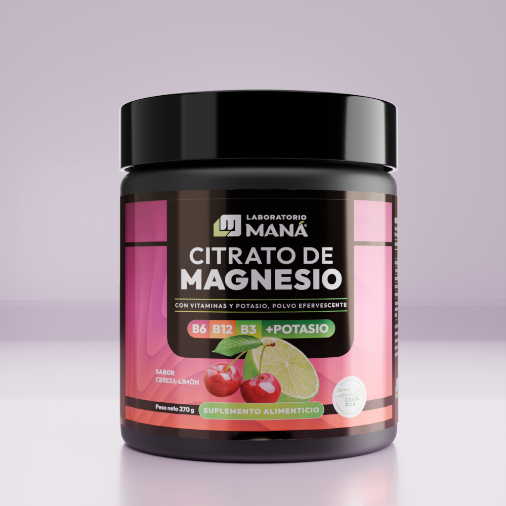 Citrato de Magnesio + Potasio con B3, B6 y B12 300g - EL MANA