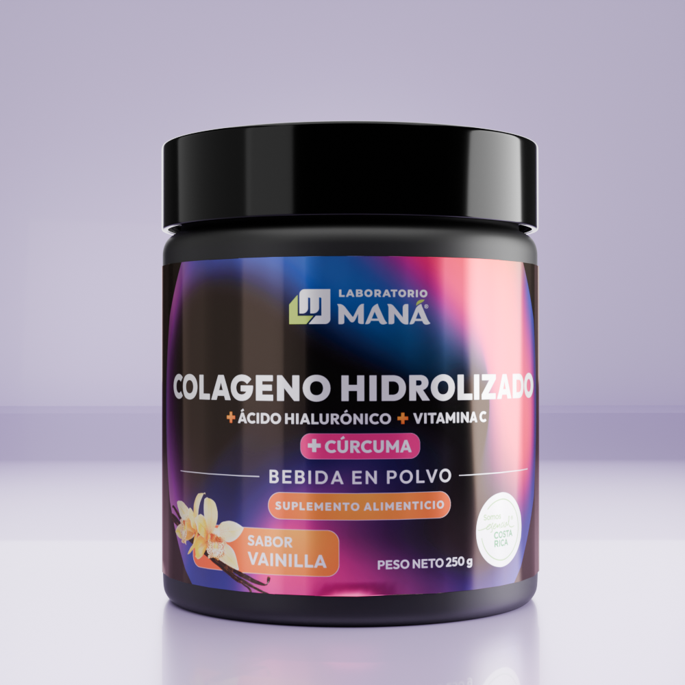 Colageno Hidrolizado +Acido Hialuronico + Curcuma Polvo 250g - EL MANA
