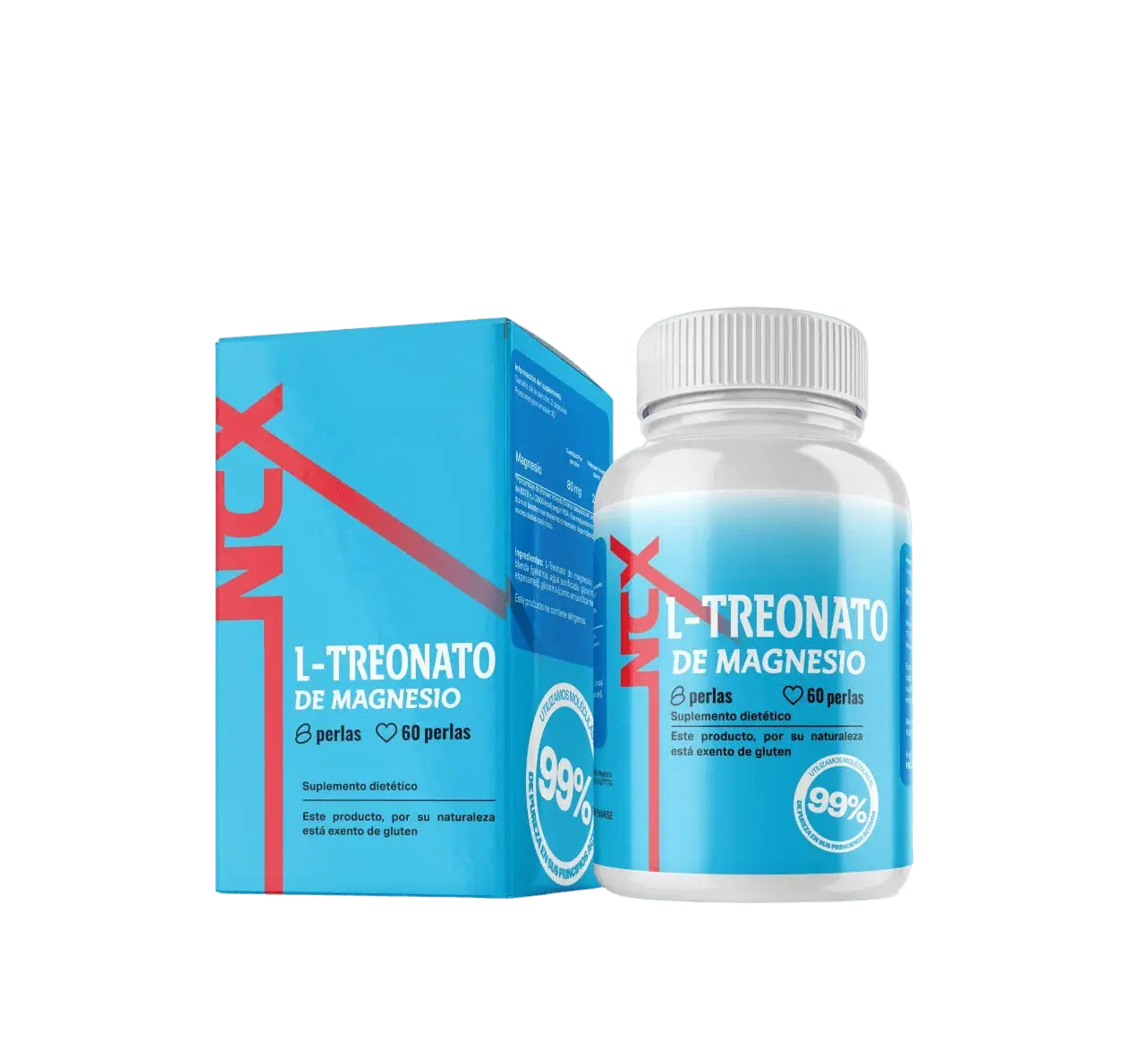 L-Treonato de Magnesio 60 Perlas - NCX