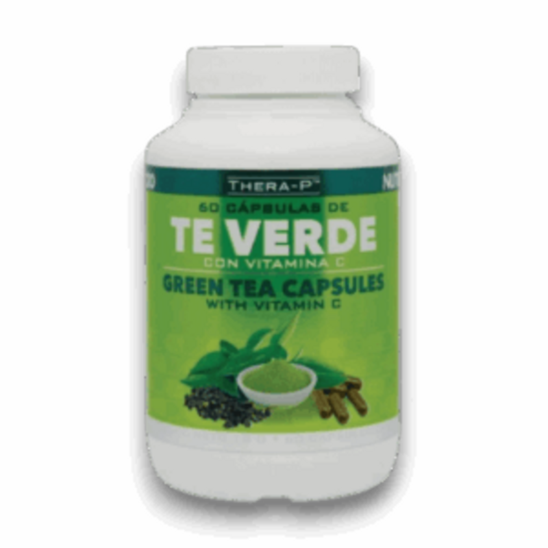 Té Verde con Vitamina C 60 Cápsulas - THERA-P
