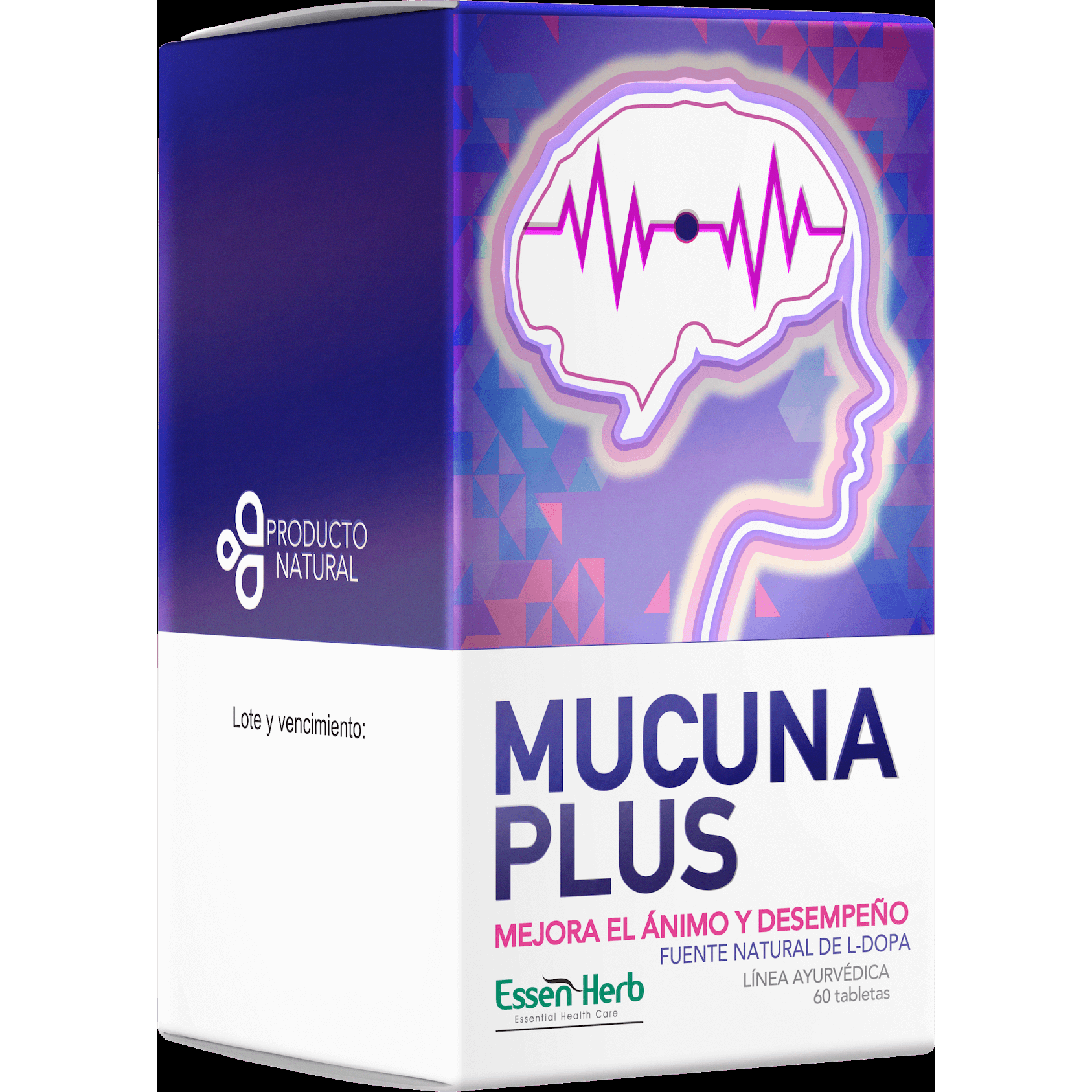 MUCUNA PLUS® 60 Tabletas - Essen Herb