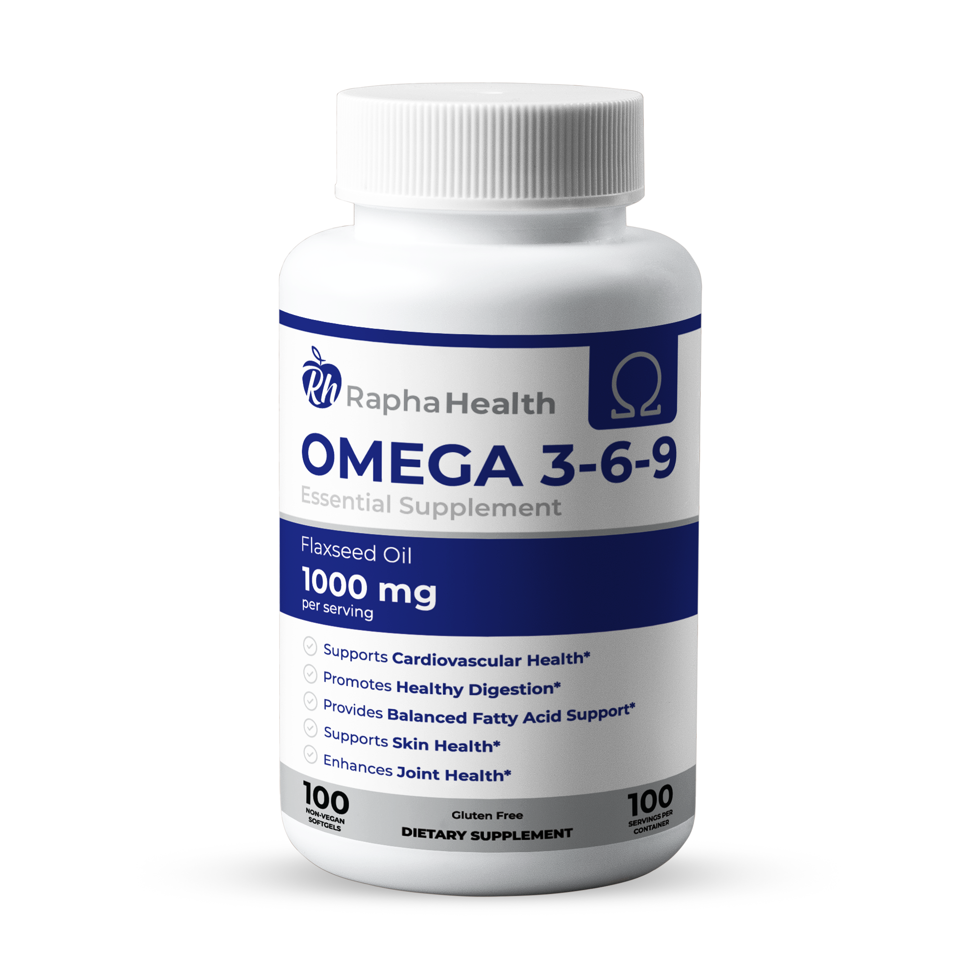Omega 3-6-9 120 Cápsulas Blandas - Rapha Health