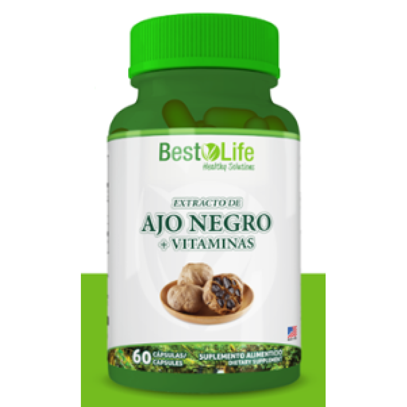 Extracto de Ajo Negro 60 Cápsulas - Best Life