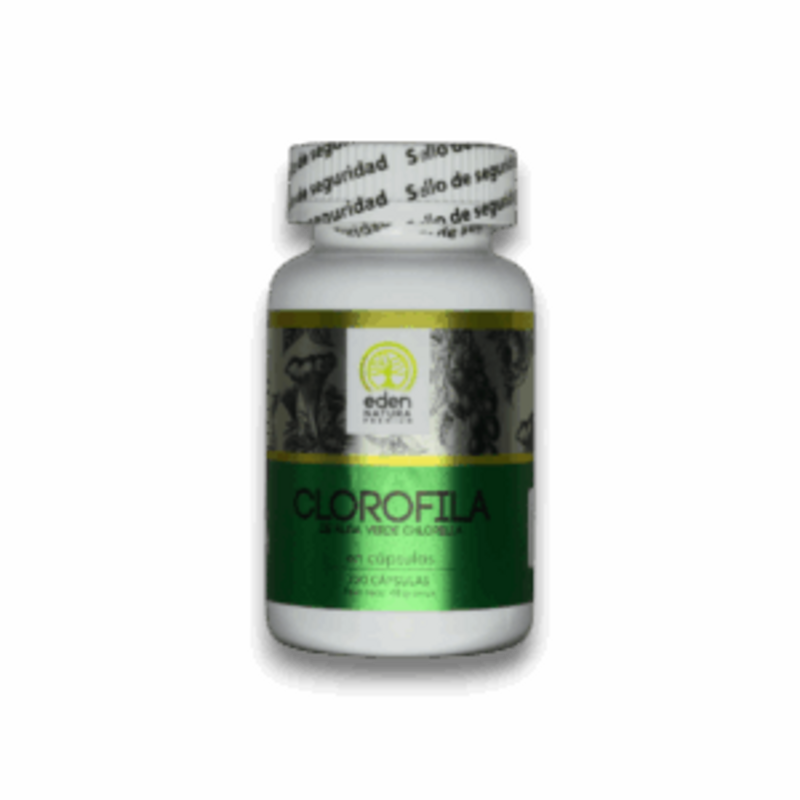 Clorofila de Alga Verde Chlorella 120 Cápsulas - Eden Natura Premium