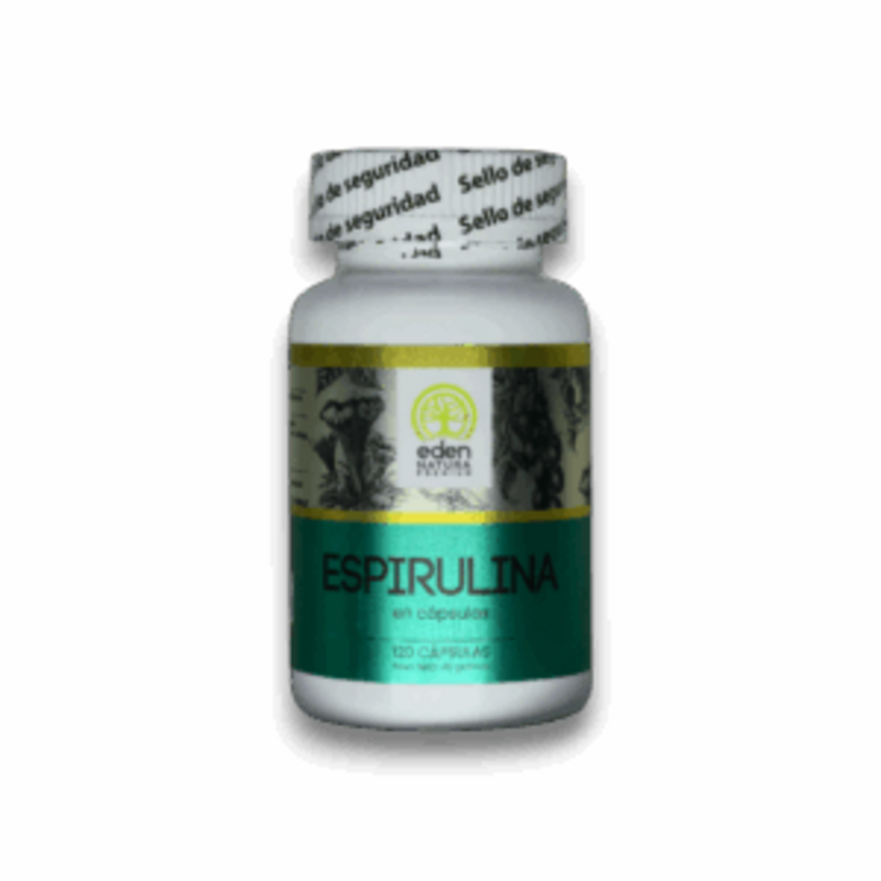 Espirulina 120 Cápsulas - Eden Natura Premium