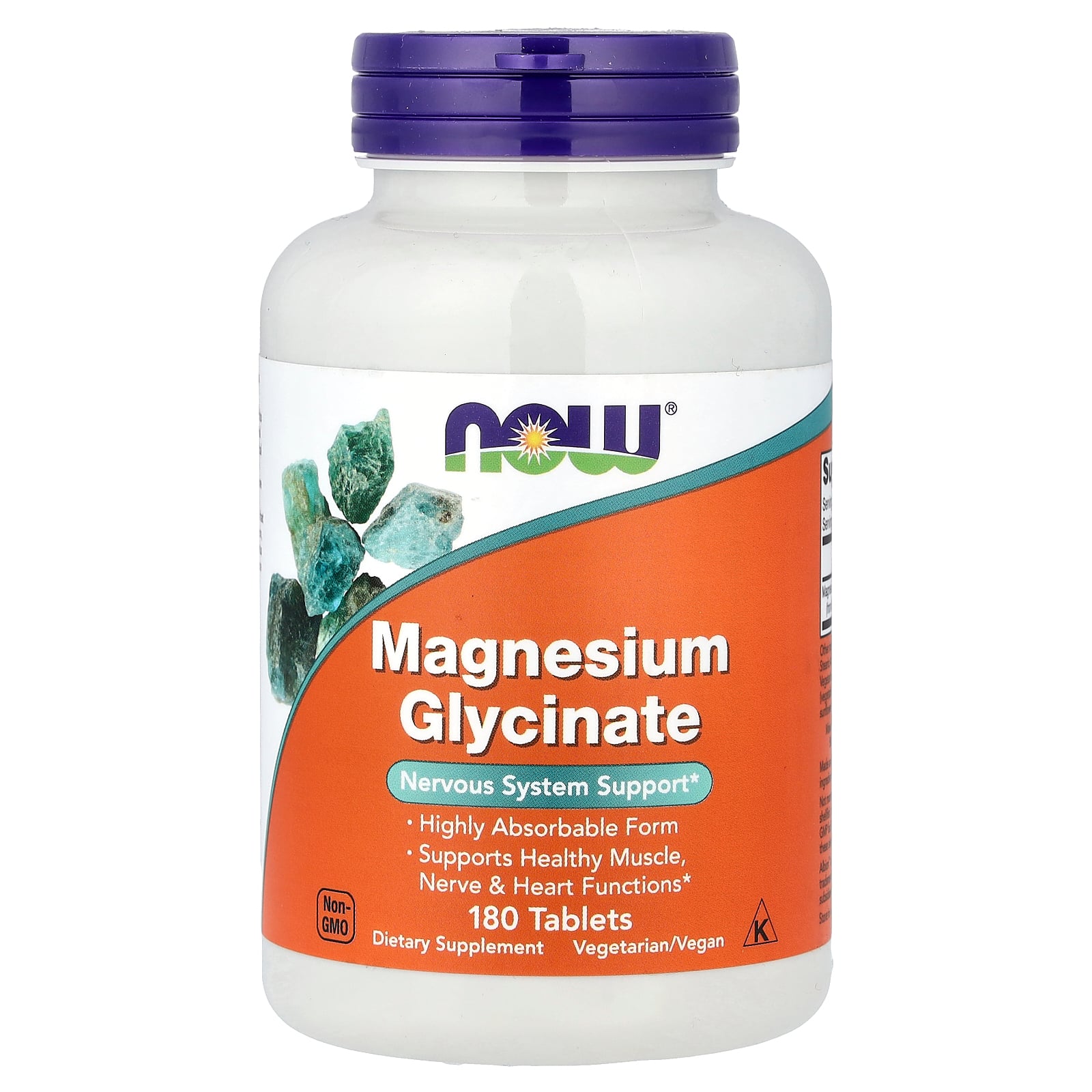 GLICINATO DE MAGNESIO 180 TABS - NOW Foods