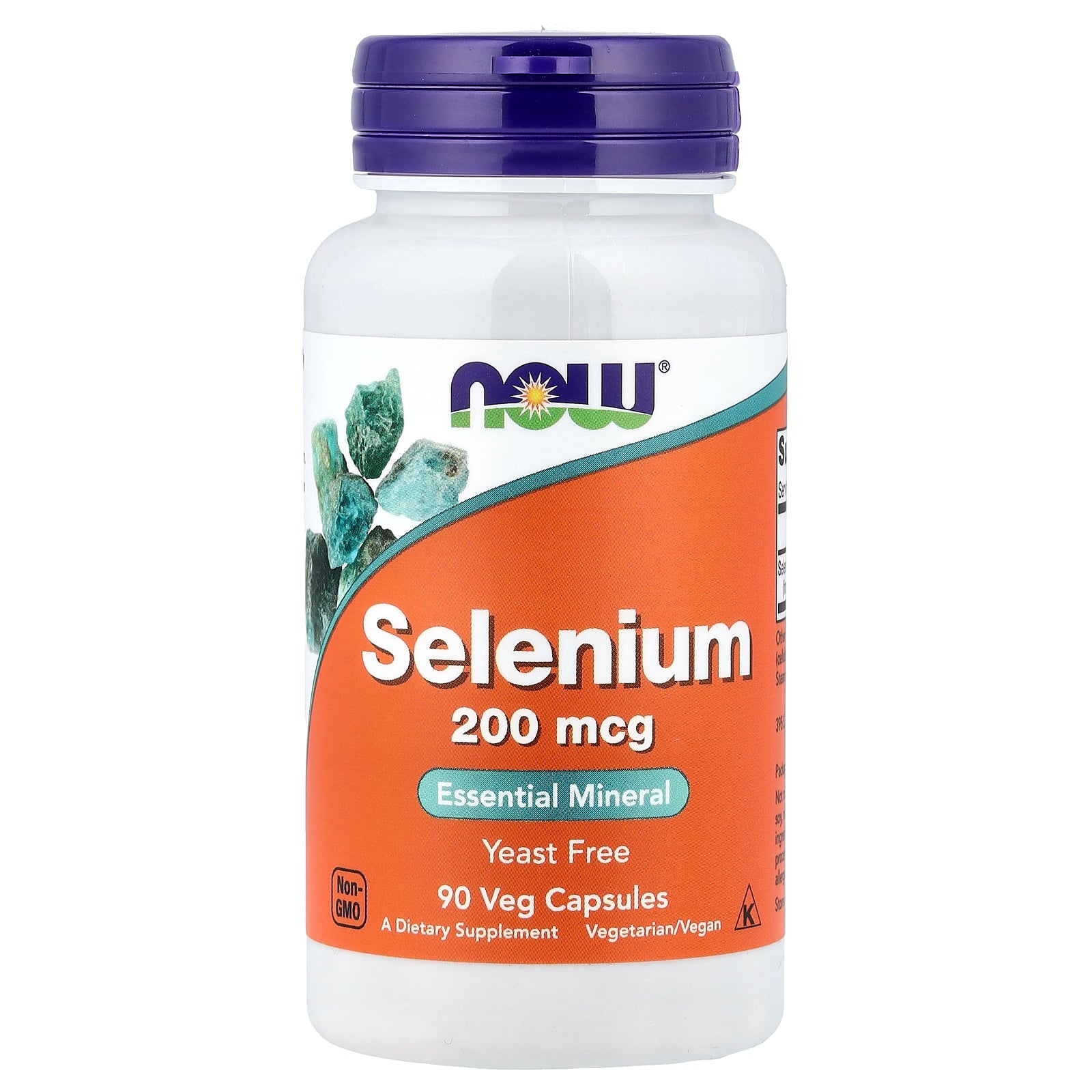 Selenium 200 mcg 90 cápsulas - Now Foods