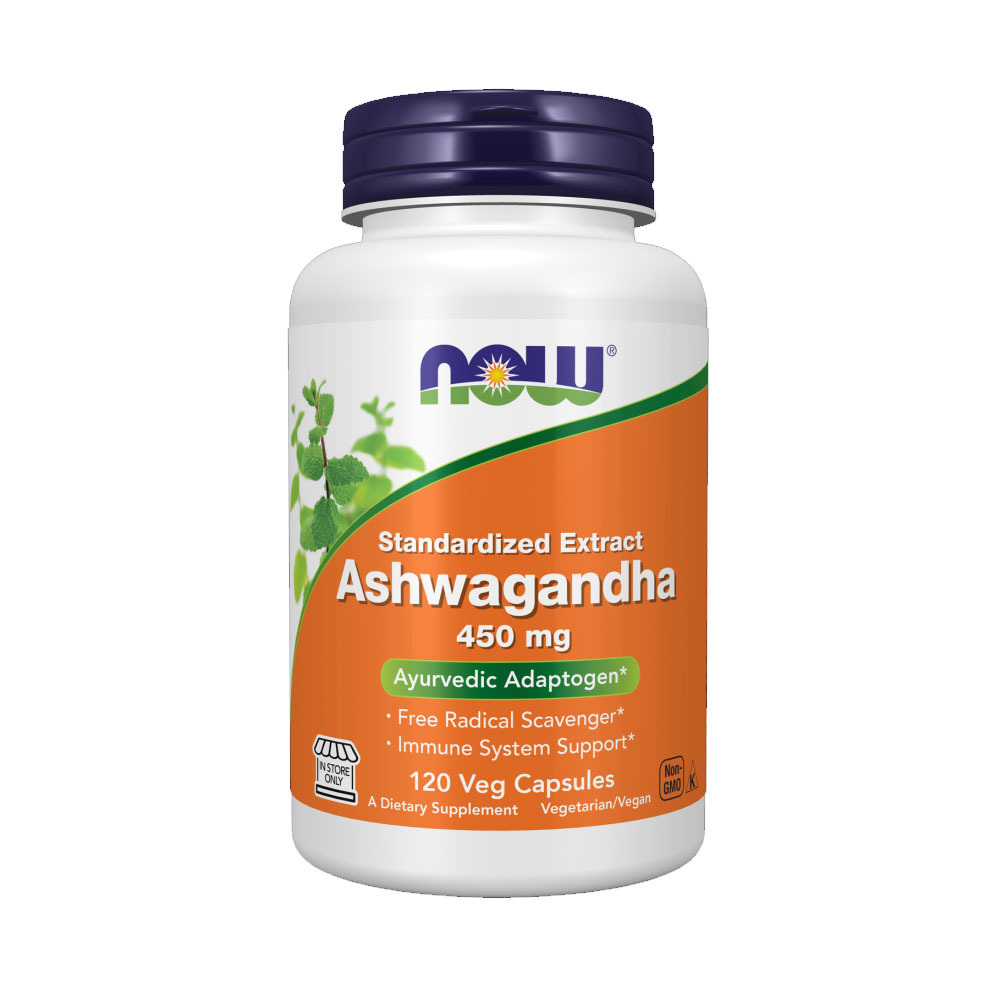 Ashwagandha 450 mg 120 Cápsulas - Now Foods