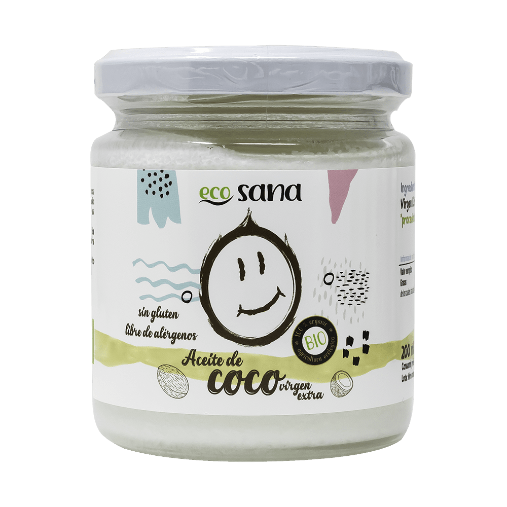 Aceite de Coco Vírgen Extra Bio 200 ml Ecosana