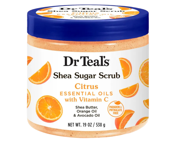 Exfoliante Corporal Dr.Teal's Sugar Citrus Vitamin C 538g