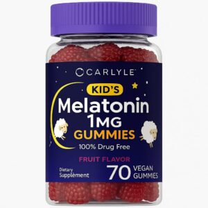 Carlyle Melatonina Niños 1 mg – Gomitas Veganas (70 unidades)