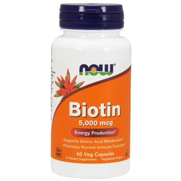 Biotina 5,000 mcg