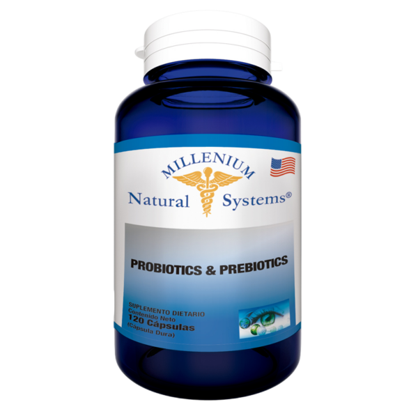 Probiotics y Prebiotics 120 cápsulas