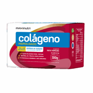 Colágeno Hidrolizado polvo sabor frutos rojos Maxinutri