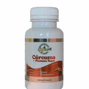 Cúrcuma + Pimienta Negra 90 Capsulas - Organik
