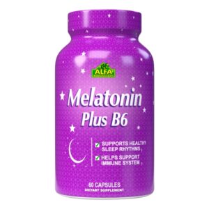 Melatonina Plus B6 60 Capsulas- ALFA VITAMINS