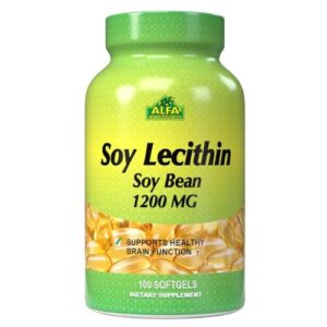 Soy Lecithin 1200mg 100 Softgels - ALFA VITAMINS